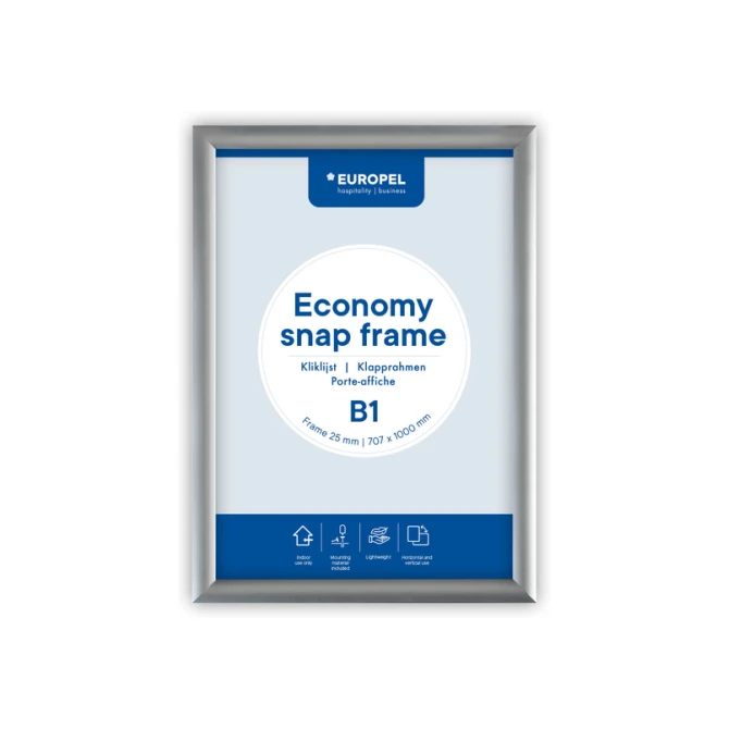 Kliklijst Europel Economy B1 zilver
