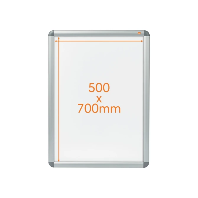 Kliklijst Nobo Premium Plus 70x50cm aluminium