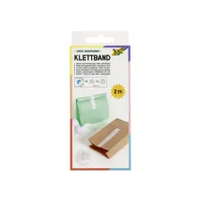 Klittenband Folia 20mmx2m wit 2 rollen