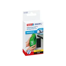 Klittenband tesa® On & Off 1mx20mm zelfklevend zwart