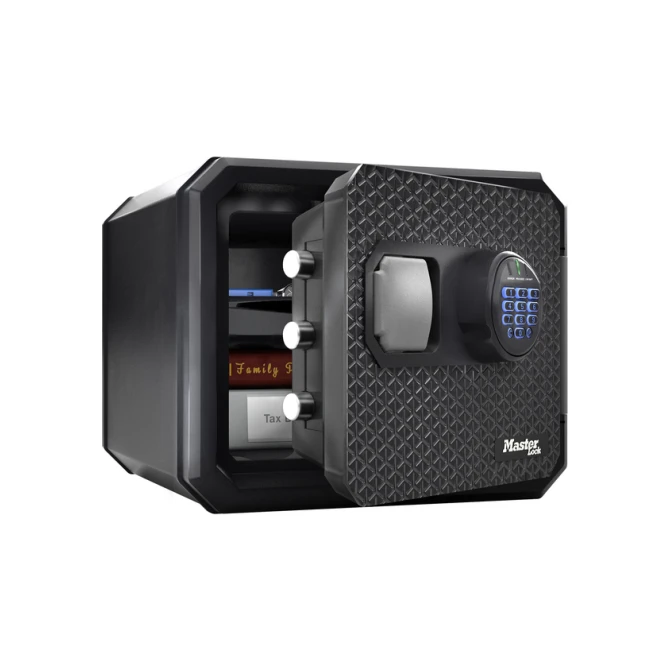 Kluis MasterLock brandvrij en waterdicht electronisch combi-slot L zwart