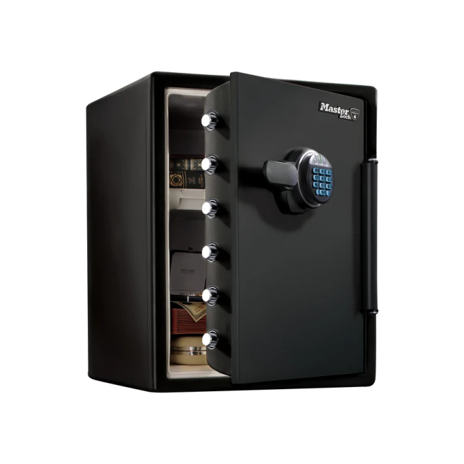 Kluis MasterLock brandvrij en waterdicht electronisch combi-slot XXL zwart ZA62
