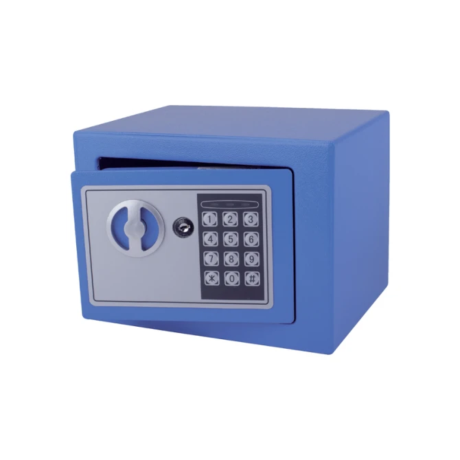Kluis Pavo mini elektronisch 230x170x170mm blauw