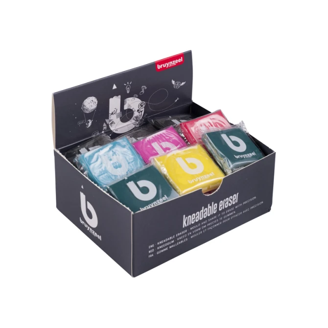 Kneedgum Bruynzeel Teens display à 36 stuks assorti