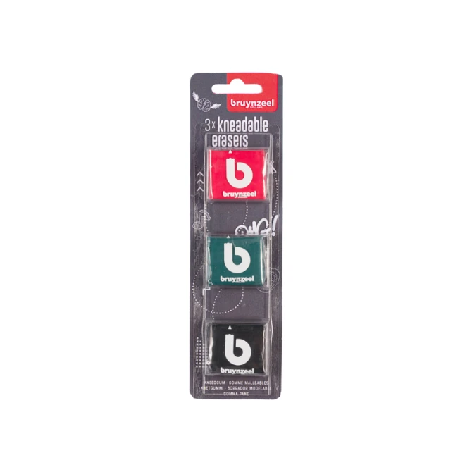 Kneedgum Bruynzeel Teens set à 3 kleuren