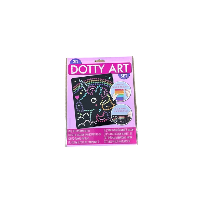 Knutselset 3D Dotty art assorti