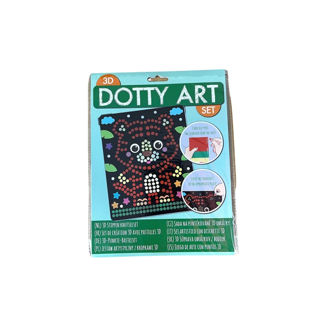 Knutselset 3D Dotty art assorti