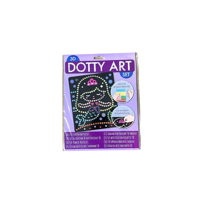 Knutselset 3D Dotty art assorti