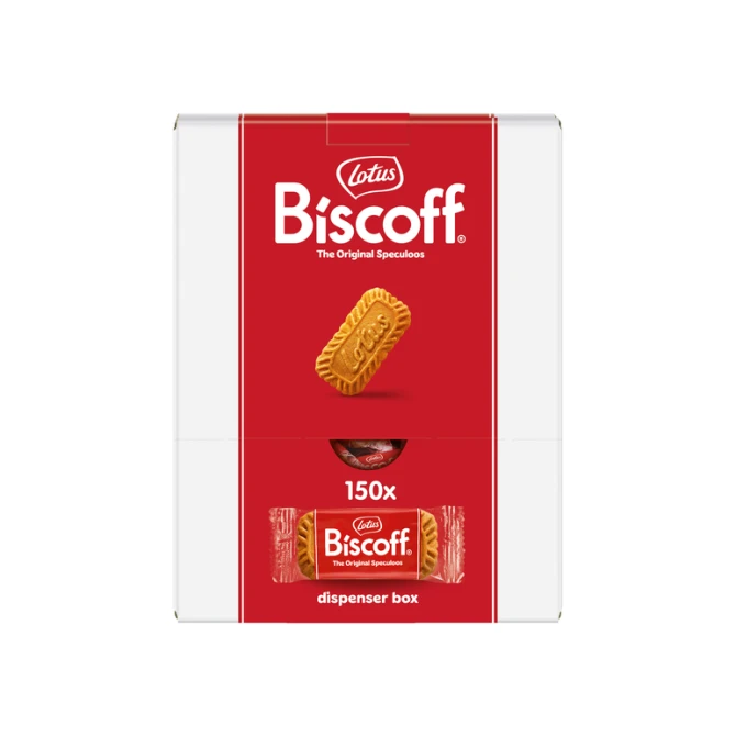 Koekjes Lotus Biscoff speculoos dispenser 150 stuks