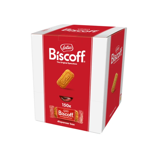 Koekjes Lotus Biscoff speculoos dispenser 150 stuks