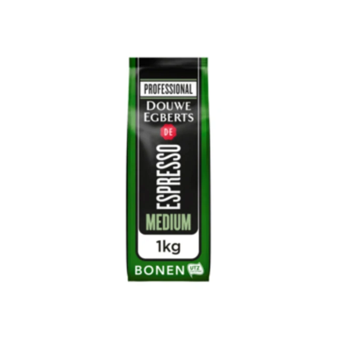 Koffie Douwe Egberts espresso bonen medium roast 1kg
