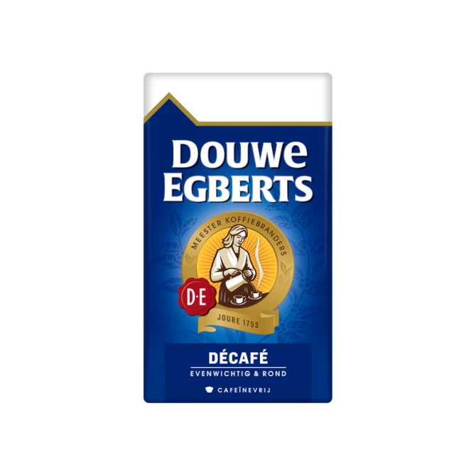 Koffie Douwe Egberts snelfiltermaling decafe 250gr