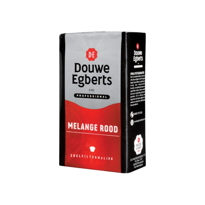Koffie Douwe Egberts snelfiltermaling Melange Rood 250gr