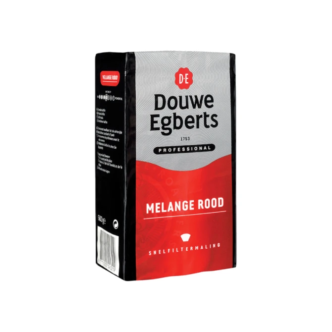 Koffie Douwe Egberts snelfiltermaling Melange Rood 500gr