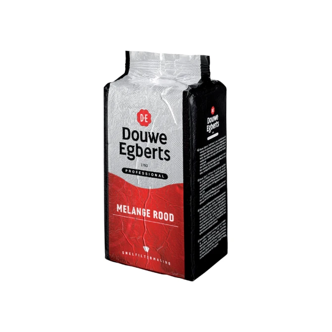 Koffie Douwe Egberts standaardmaling Melange Rood 1kg