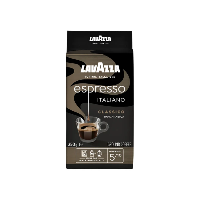 Koffie Lavazza gemalen Caffè Espresso 250gr