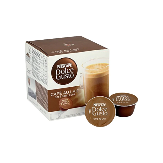 Koffiecups Dolce Gusto cafe au lait 16 stuks