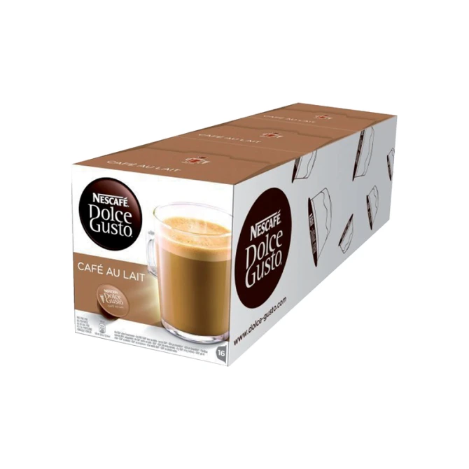 Koffiecups Dolce Gusto cafe au lait 16 stuks