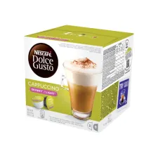 Koffiecups Dolce Gusto cappuccino light 16 stuks voor 8 kopjes