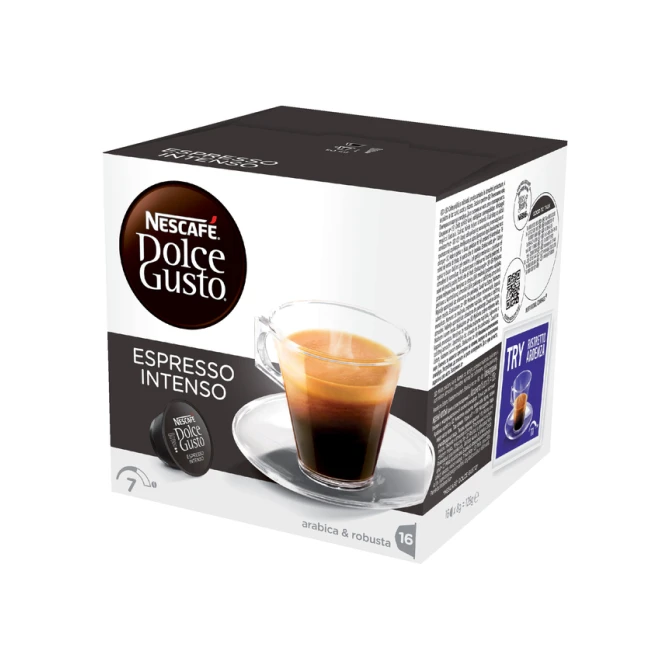 Koffiecups Dolce Gusto espresso intenso 16 stuks
