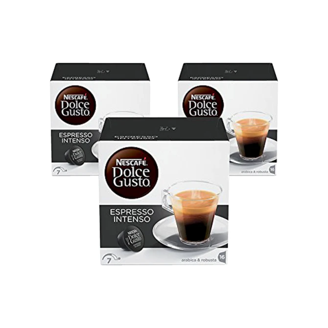Koffiecups Dolce Gusto espresso intenso 16 stuks
