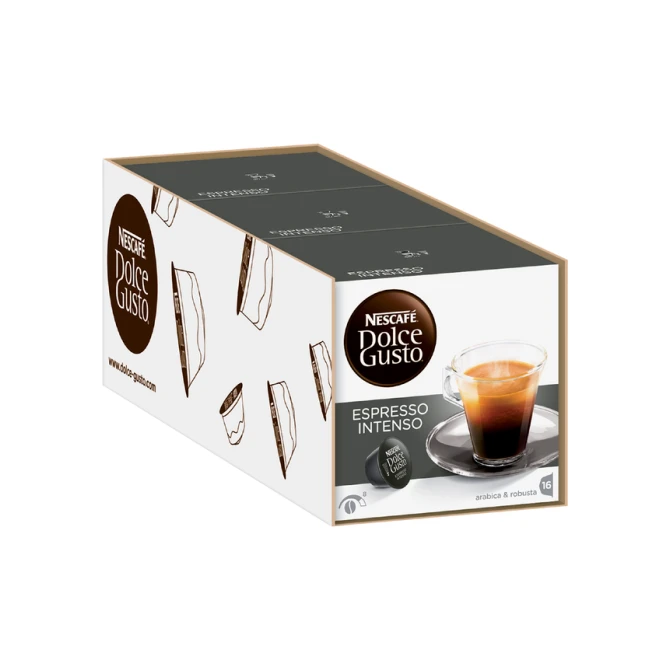 Koffiecups Dolce Gusto espresso intenso 16 stuks
