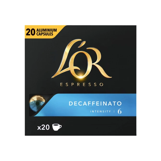 Koffiecups L'Or espresso Decaffeinato 20 stuks