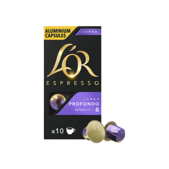 Koffiecups L'Or espresso Lungo Profondo 10 stuks