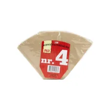 Koffiefilter Paco bruin nummer 4 100 stuks