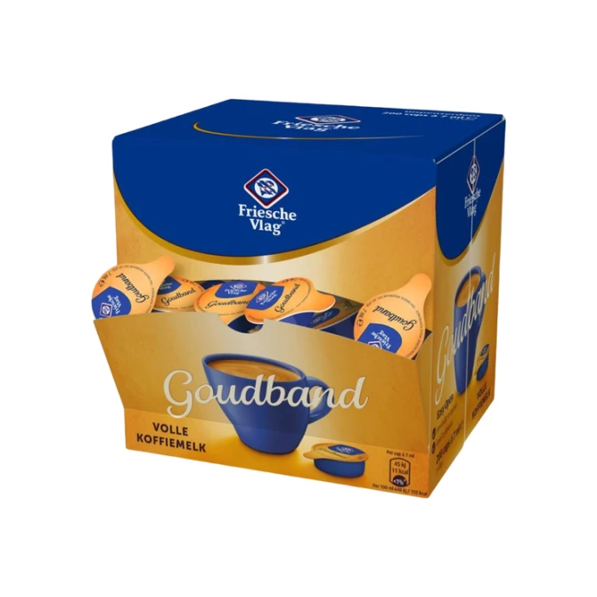 Koffiemelk Friesche Vlag goudband 7 ml 200 cups