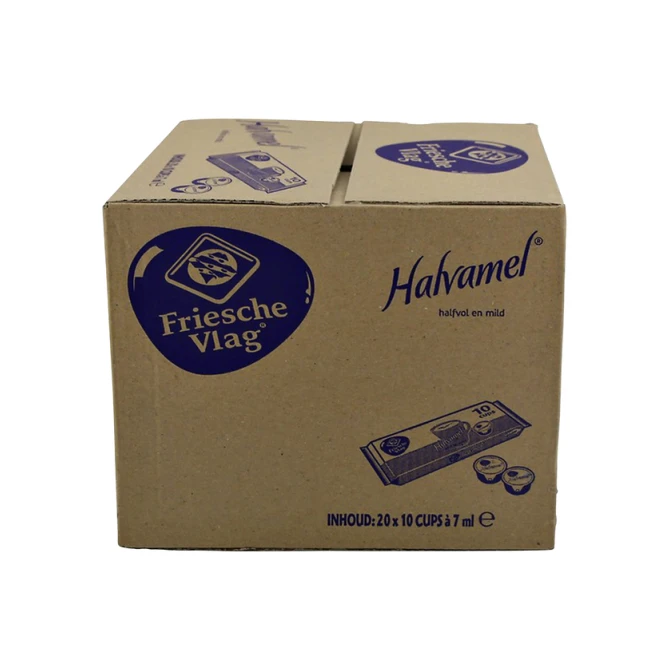 Koffiemelk Friesche vlag halvamel 7ml 10 cups