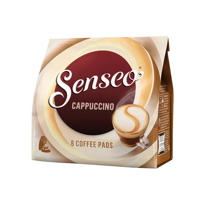 Koffiepads Douwe Egberts Senseo cappuccino 8 stuks