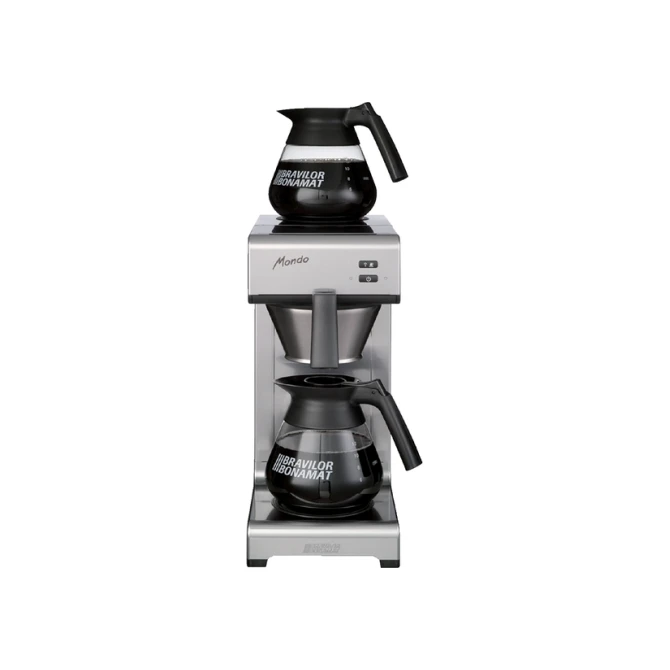 Koffiezetapparaat Bravilor Mondo inclusief 2 glazen kannen