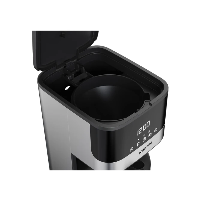 Koffiezetapparaat Inventum 1.2 liter zwart met rvs