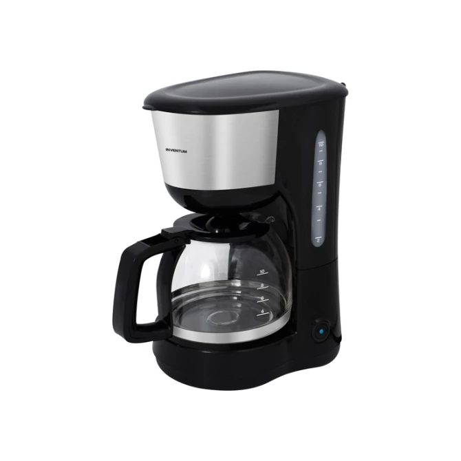 Koffiezetapparaat Inventum 1.25liter zwart met rvs
