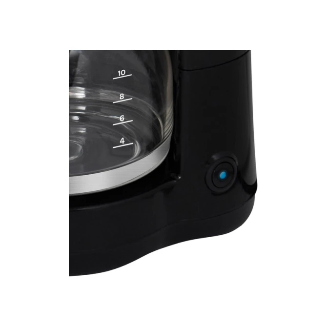 Koffiezetapparaat Inventum 1.25liter zwart met rvs
