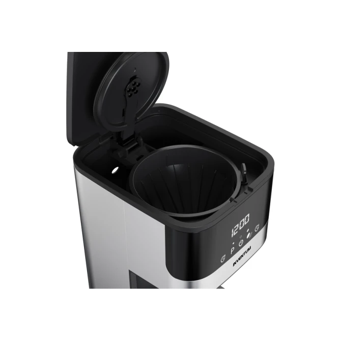 Koffiezetapparaat Inventum 1.5 liter zwart met rvs