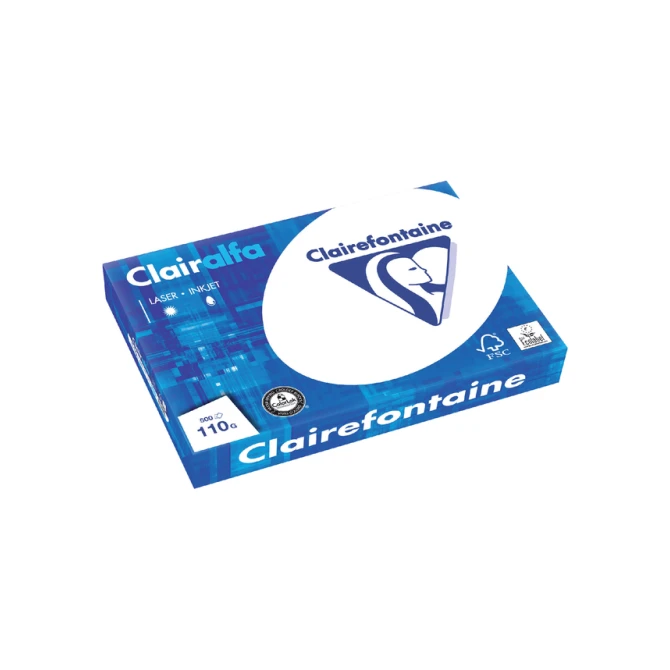 Kopieerpapier Clairefontaine Clairalfa A3 110gr wit 500 vel