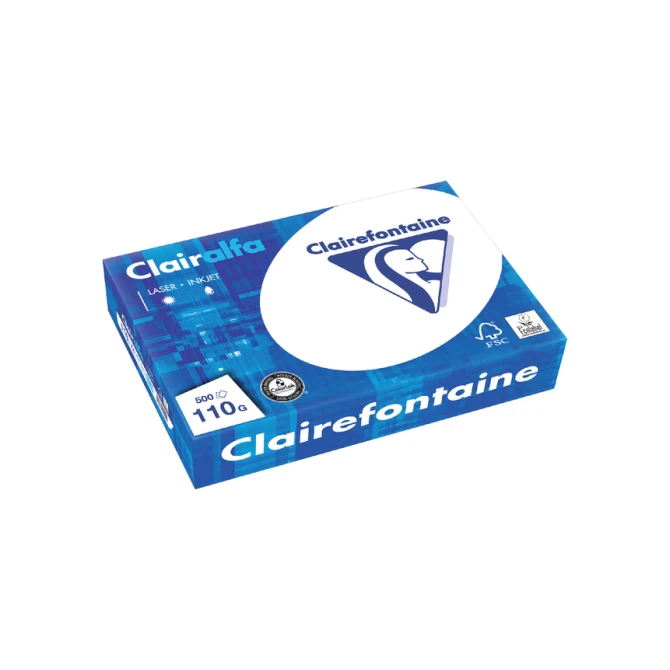 Kopieerpapier Clairefontaine Clairalfa A4 110gr wit 500 vel