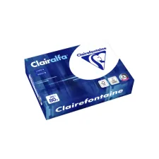 Kopieerpapier Clairefontaine Clairalfa A5 80gr wit 500 vel Kopieerpapier Clairefontaine Clairalfa A5 80gr wit 500 vel