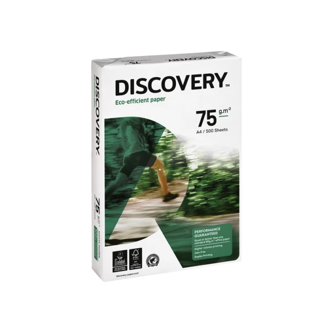 Kopieerpapier Discovery A4 75gr wit 500 vel