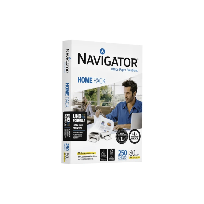Kopieerpapier Navigator Homepack A4 80gr wit 250 vel