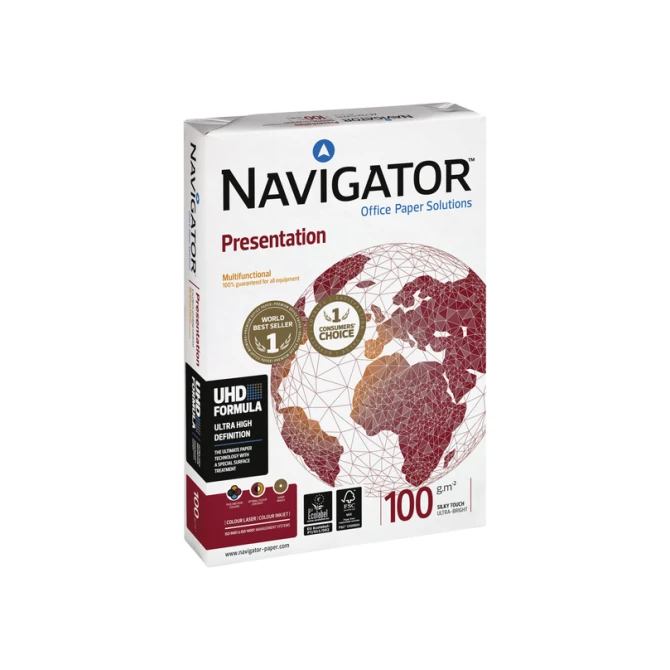 Kopieerpapier Navigator Presentation A4 100gr wit 500 vel