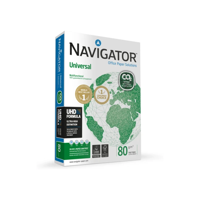 Kopieerpapier Navigator Universal CO2 A4 80gr wit 500 vel