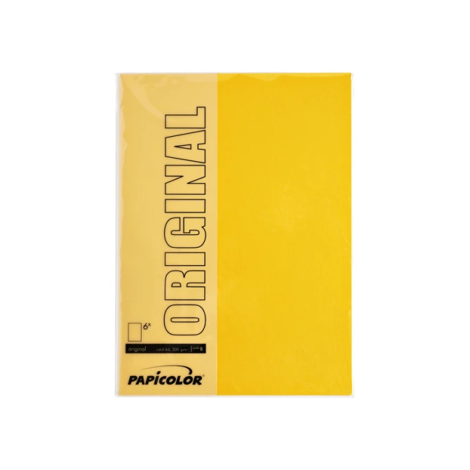Kopieerpapier Papicolor A4 100gr 12 vel dottergeel