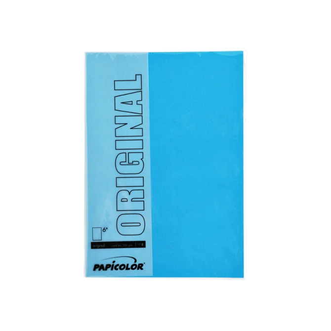 Kopieerpapier Papicolor A4 100gr 12 vel hemelsblauw