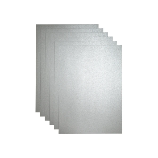 Kopieerpapier Papicolor A4 120gr 6 vel metallic zilver
