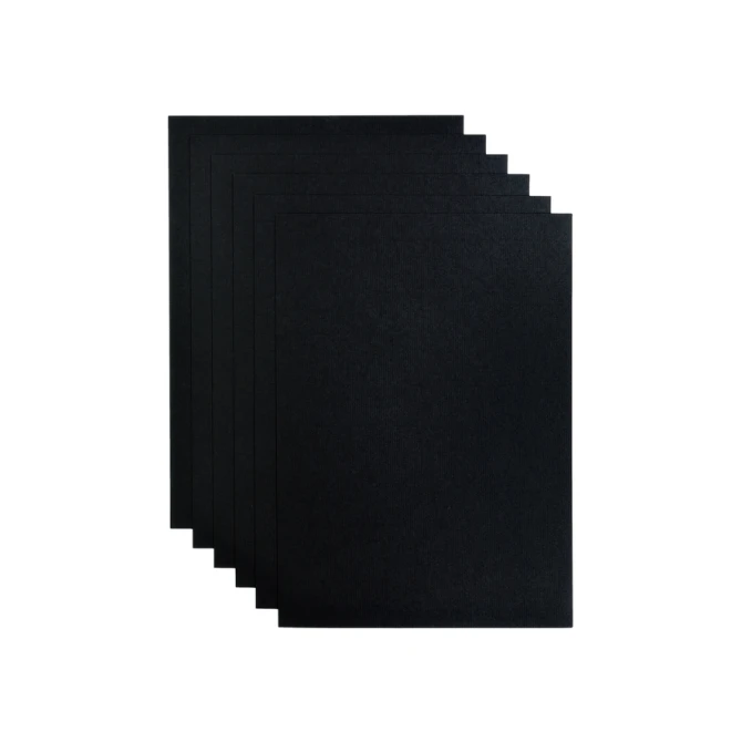 Kopieerpapier Papicolor A4 200gr 6 vel ravenzwart