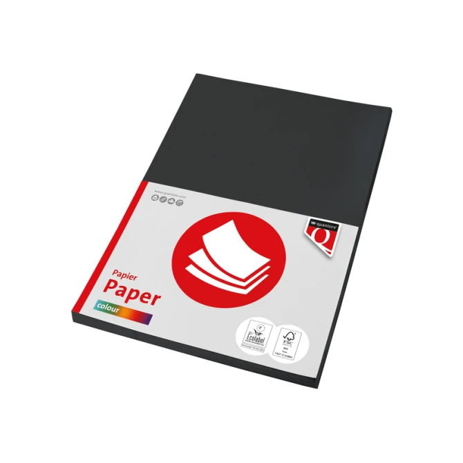 Kopieerpapier Quantore Colour A4 120gr zwart 100 vel