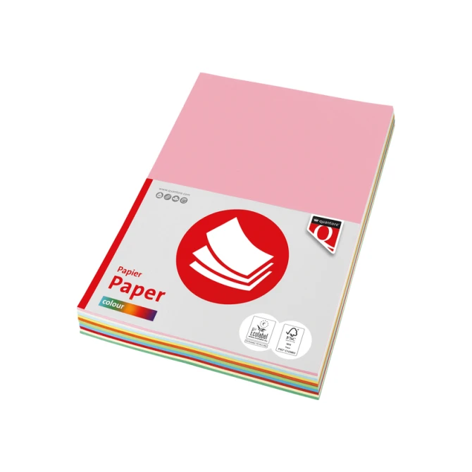 Kopieerpapier Quantore Colour A4 80gr 10 kleuren x 250 vel
